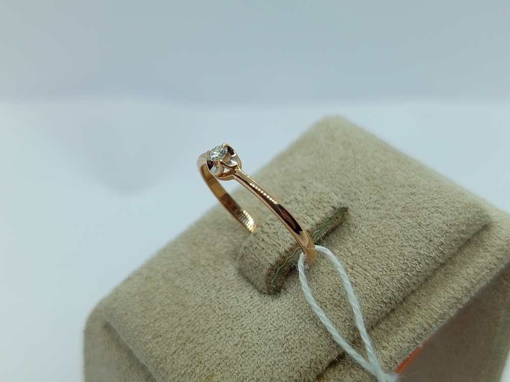 КОЛЬЦО БРИЛЛИАНТ Au 585