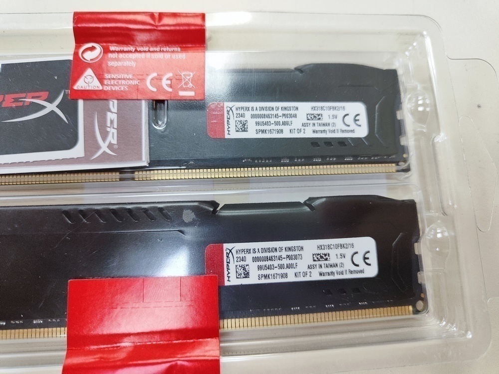 Оперативная память  HYPER X DD3 2 по 8gb