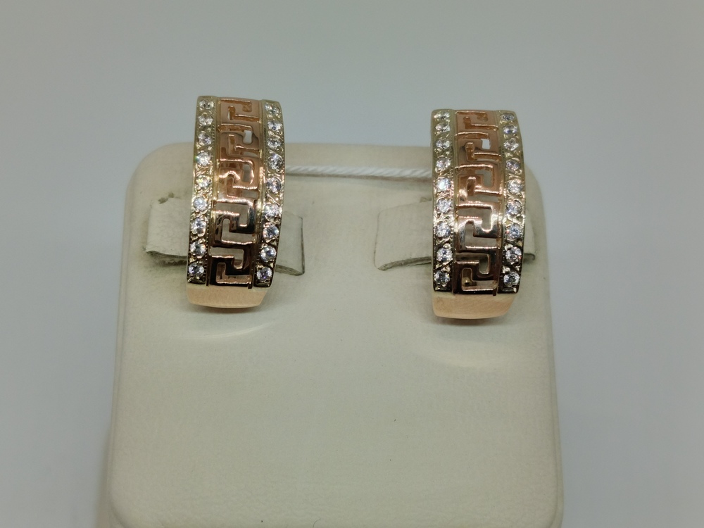 СКМИ585 СЕРЬГИ С КАМНЯМИ (Au 585) СКМИ585 СЕРЬГИ С КАМНЯМИ (Au 585)