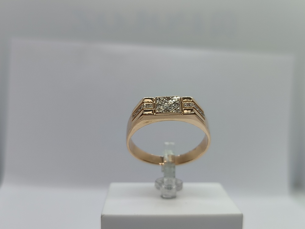 ПЕЧКМИ585 ПЕЧАТКА С КАМНЯМИ (Au 585)