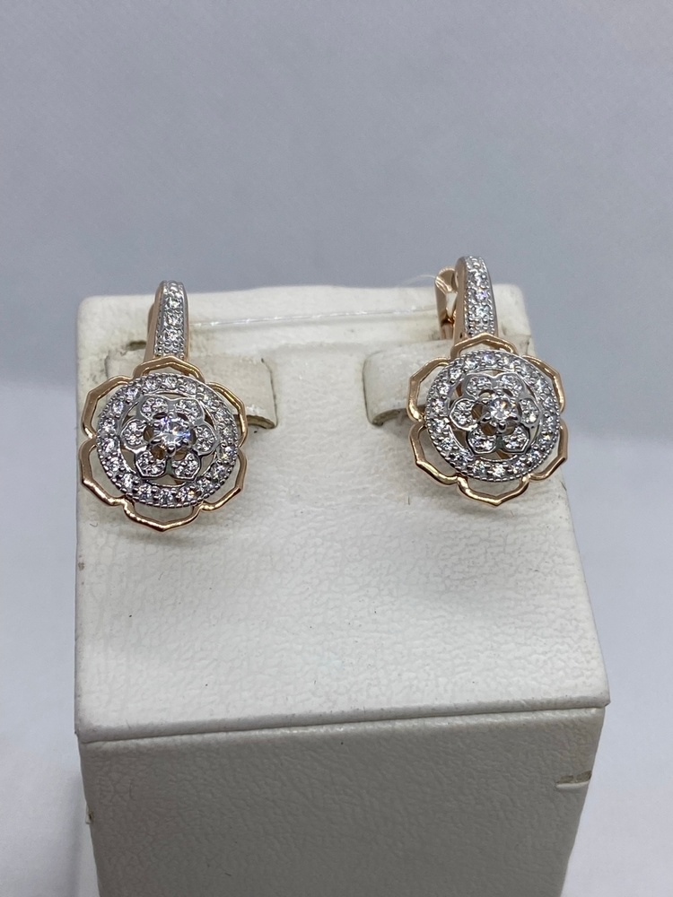 СЕРЬГИ С КАМНЯМИ (Au 585)