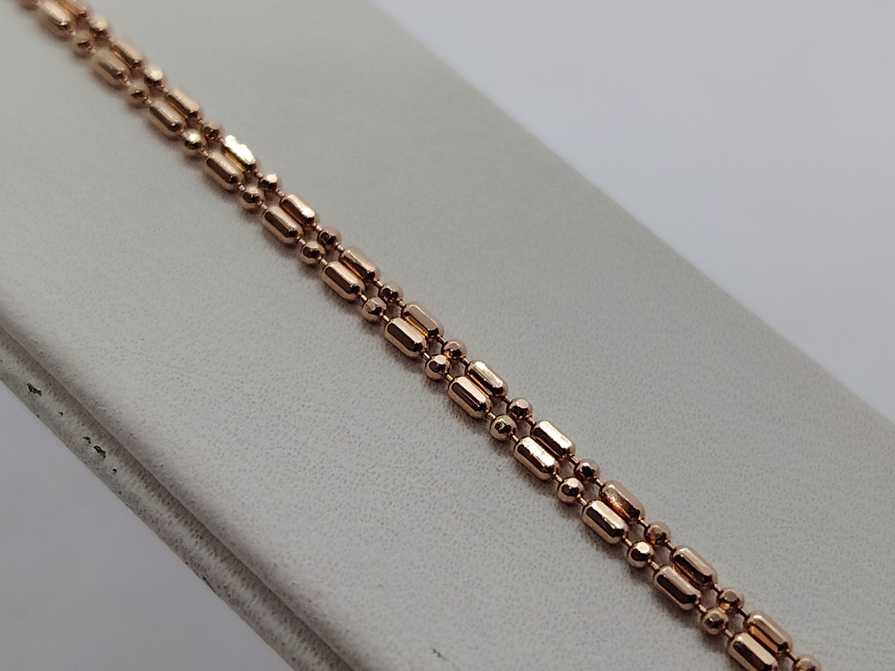 БРАСЛЕТ ПОЛНОВЕСНЫЙ Перлина (Au 585)