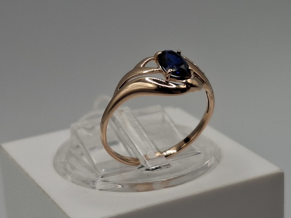 КОЛКМИ585 КОЛЬЦО С КАМНЯМИ (Au 585)