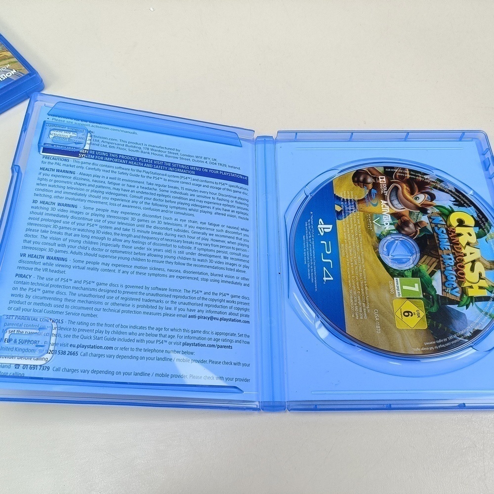 Игра Playstation 4 Crash Bandicoot n-sane trilogy