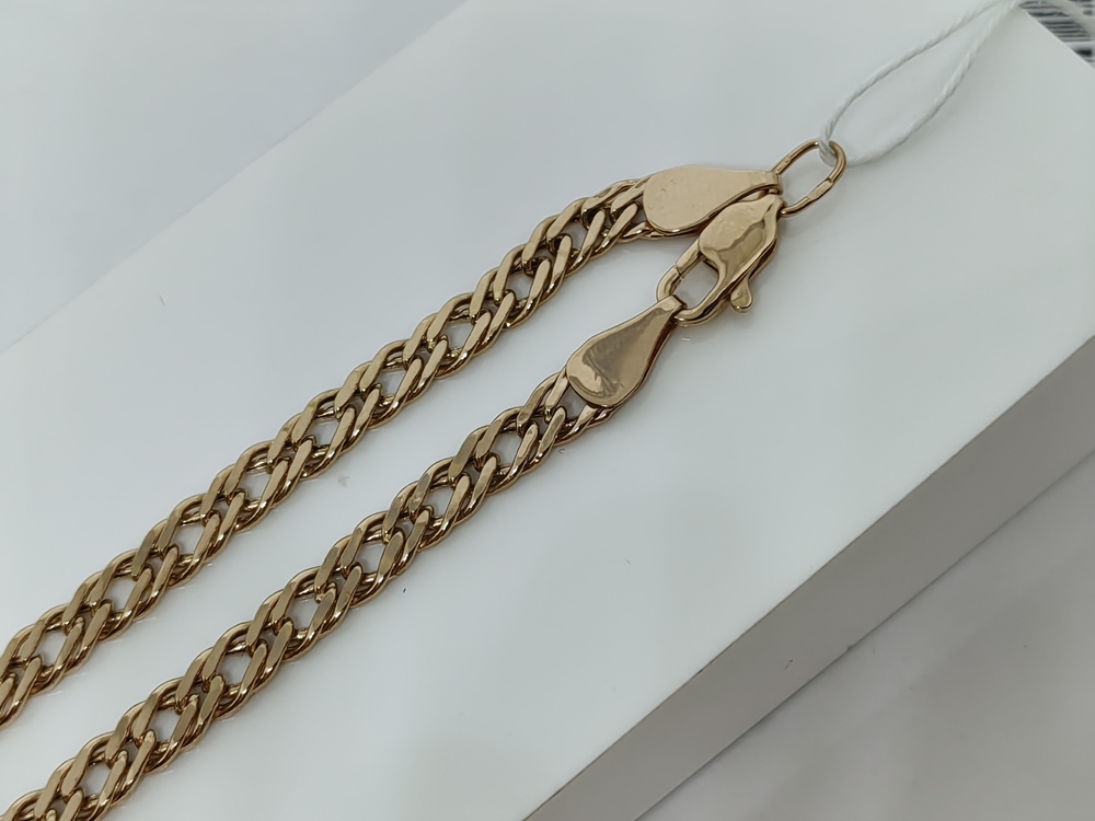 ЦПР2585 ЦЕПЬ ПУСТОТЕЛАЯ Ромб двойной (Au 585)