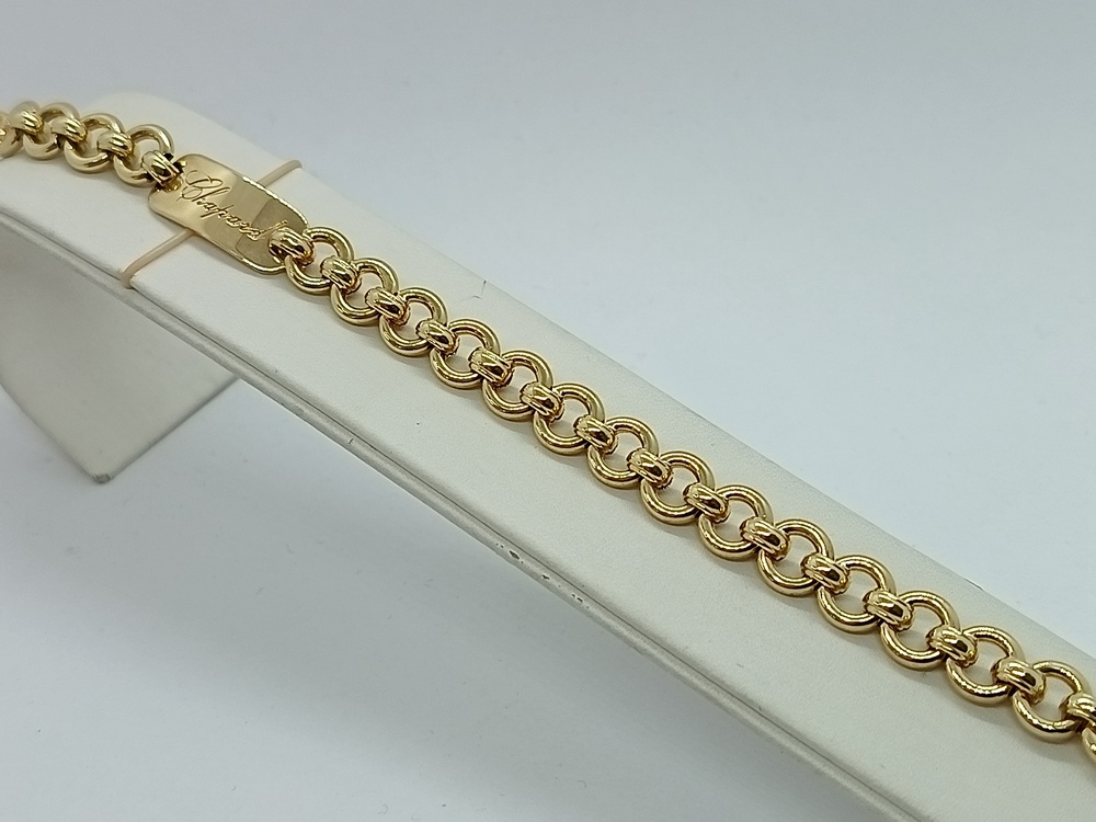 БРАСЛЕТ ПУСТОТЕЛЫЙ Фантазия Au 585