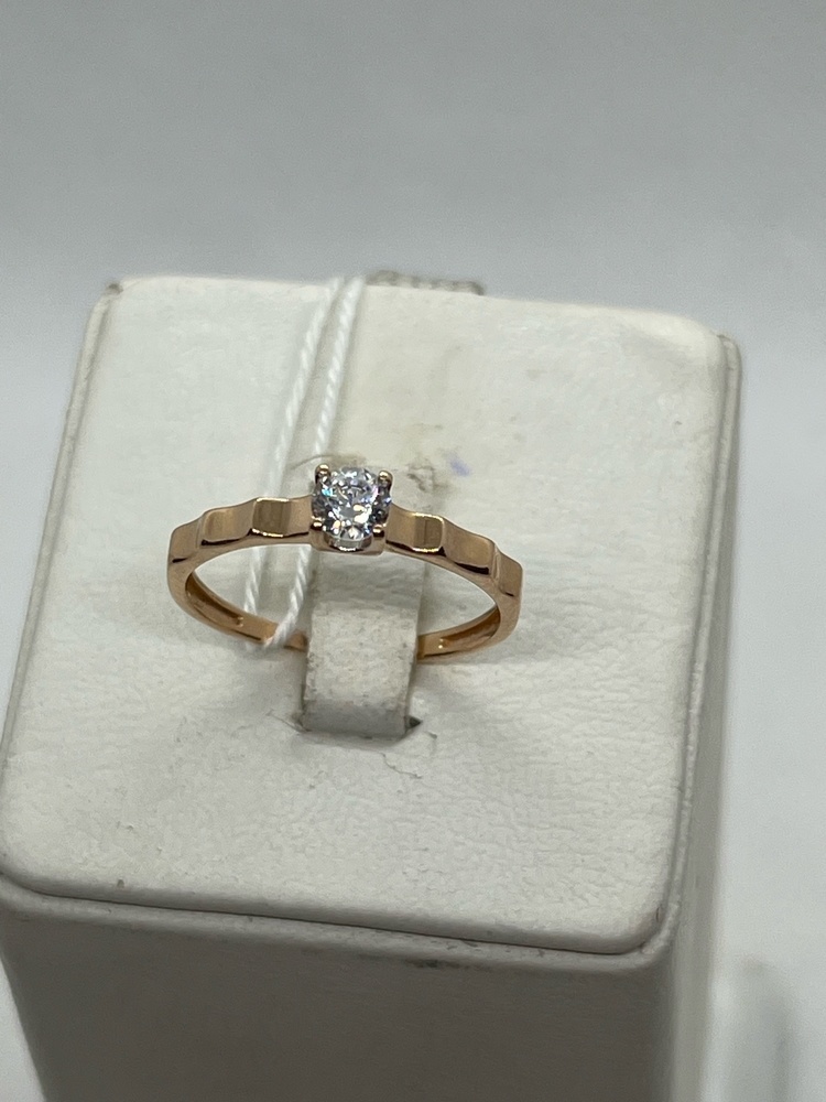 КОЛКМ585 КОЛЬЦО С КАМНЕМ (Au 585)