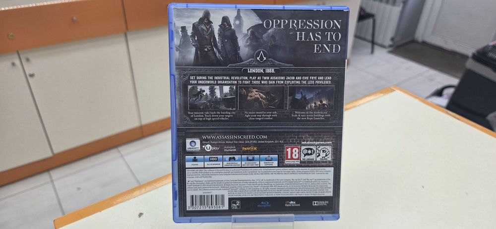 Игра Playstation 4 Assassins Creed Синдикат