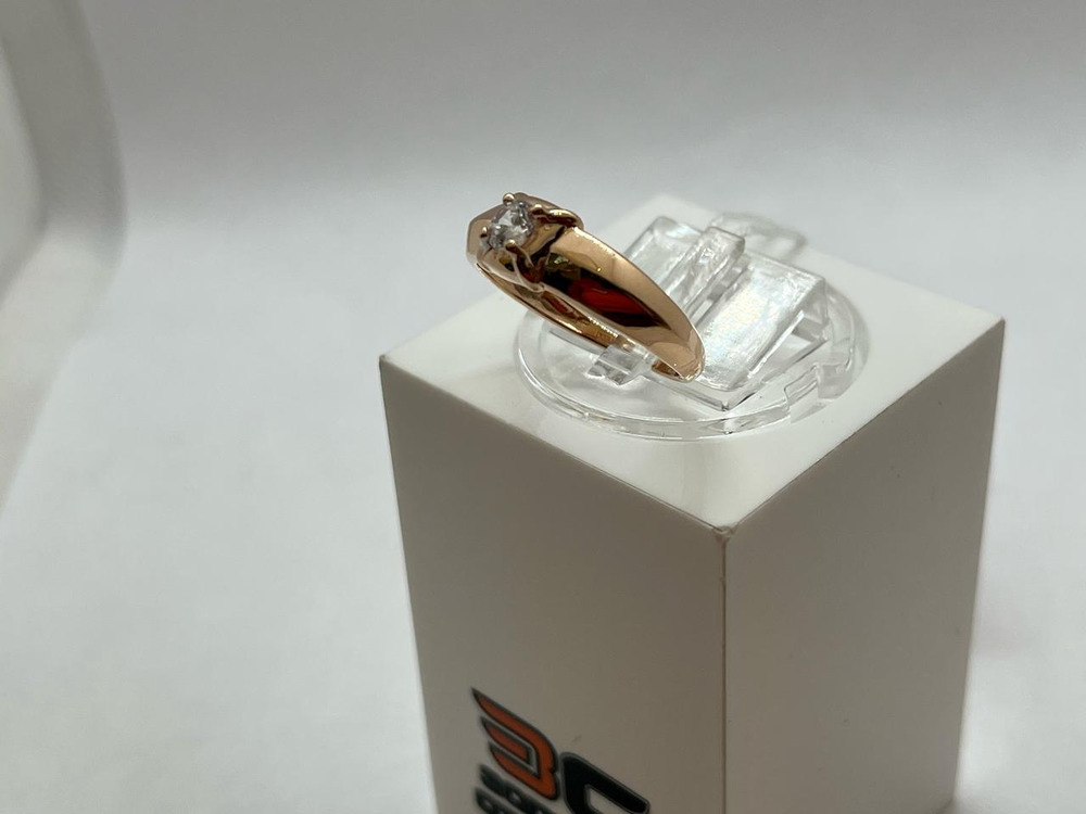 КОЛЬЦО С КАМНЕМ (Au 585)