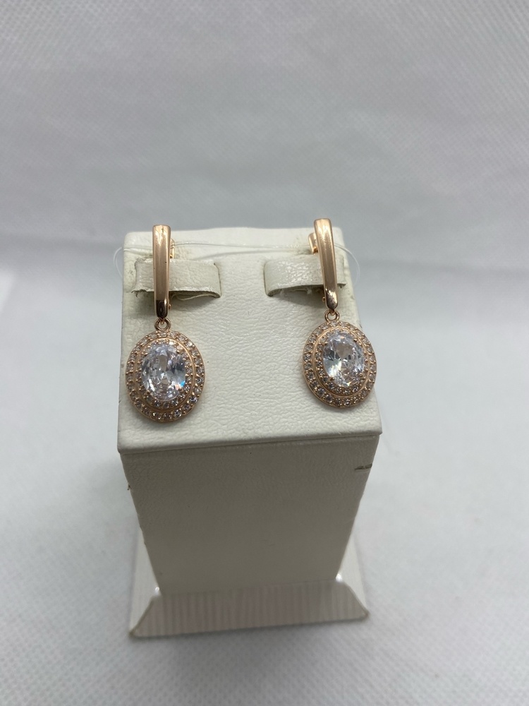 СЕРЬГИ С КАМНЯМИ (Au 585)