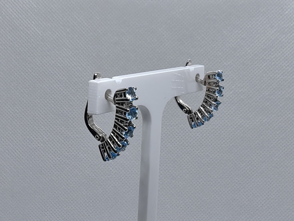 СЕРЬГИ С КАМНЯМИ (Au 585)