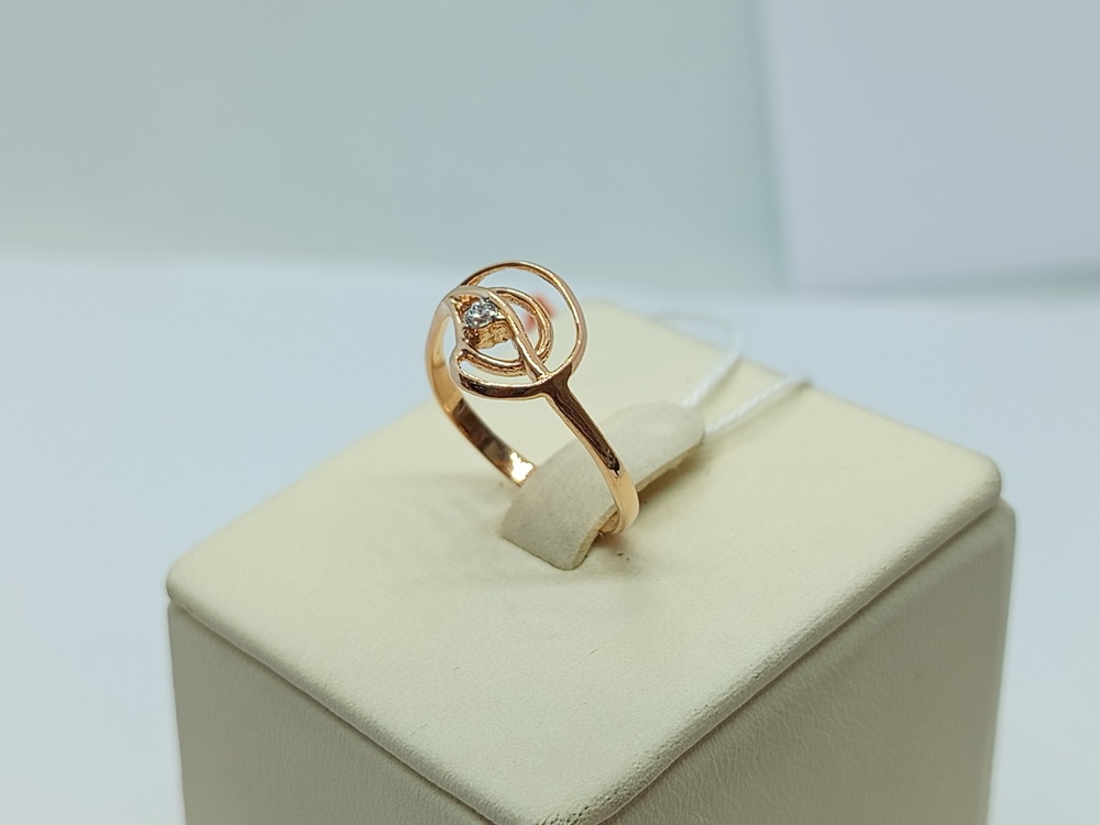 КОЛКМ585 КОЛЬЦО С КАМНЕМ (Au 585)