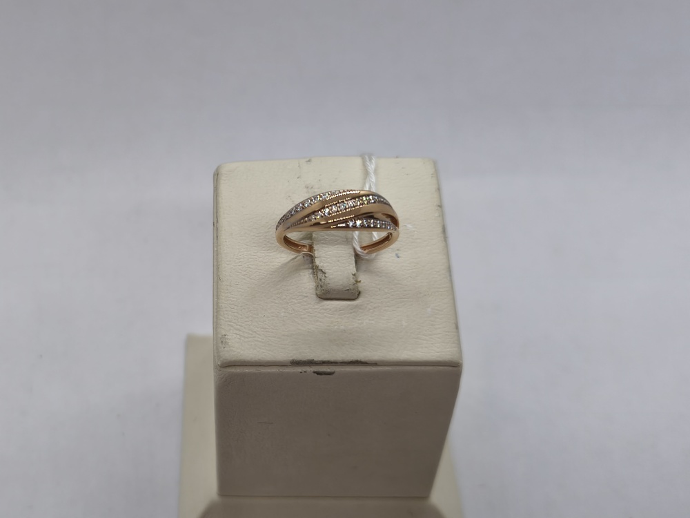 КОЛКМИ585 КОЛЬЦО С КАМНЯМИ (Au 585)