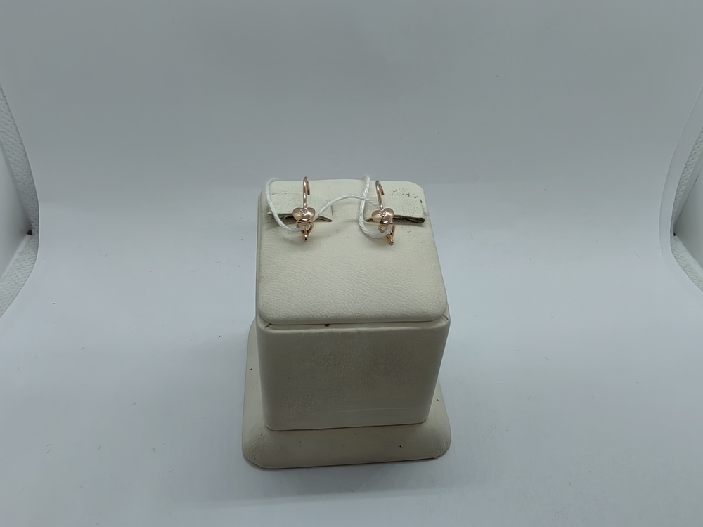 СЕРЬГИ С КАМНЕМ (Au 585)