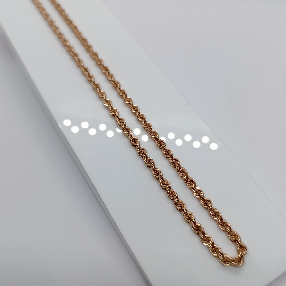 ЦЛВР585 ЦЕПЬ ПОЛНОВЕСНАЯ Веревка (Au 585)