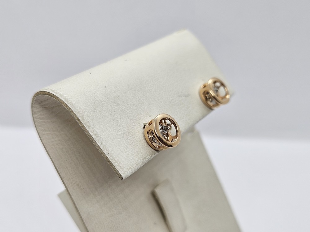 СЕРЬГИ ПУСЕТЫ Бриллиант (Au 585)