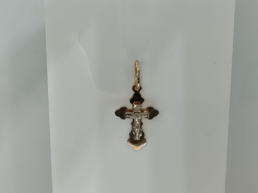 ПОДВЕСКА КРЕСТ (Au 585)