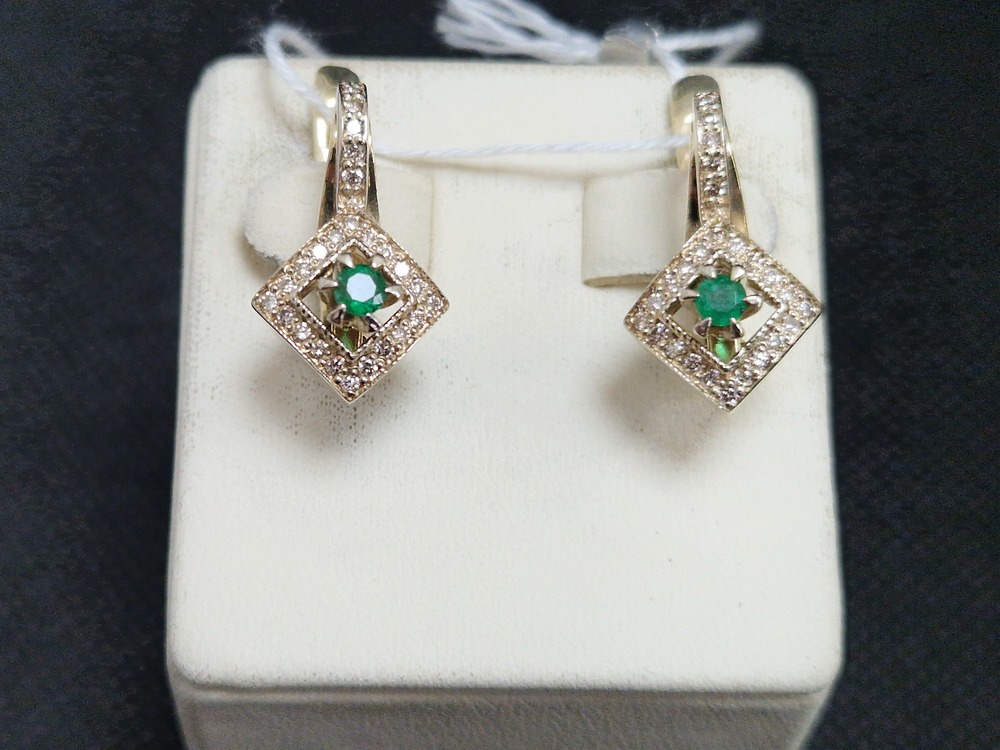 СЕРЬГИ БРИЛЛИАНТ (Au 585)