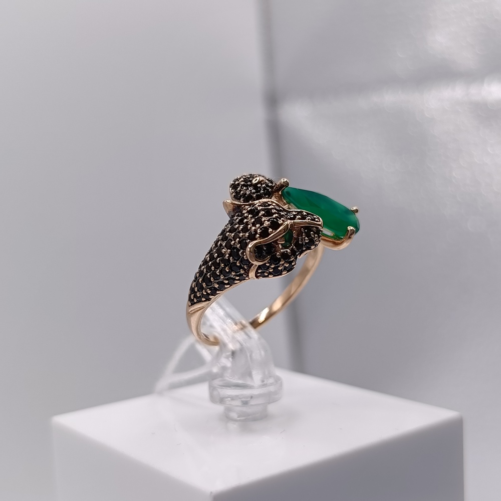 КОЛКМИ585 КОЛЬЦО С КАМНЯМИ (Au 585)