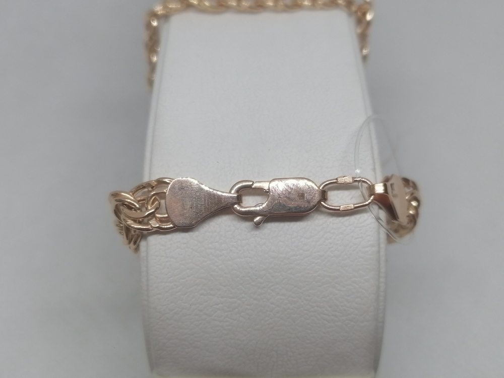 670009025 БРАСЛЕТ ПУСТОТЕЛЫЙ Бисмарк (Au 585)