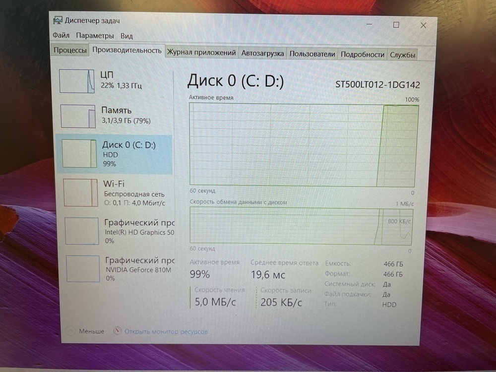 Ноутбук ASUS D541N; Pentium N4200, Geforce 810M, 4 Гб, Нет, 500 Гб