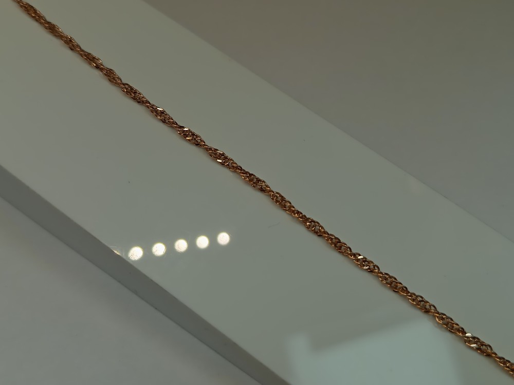 БРАСЛЕТ ПУСТОТЕЛЫЙ Сингапур (Au 585)