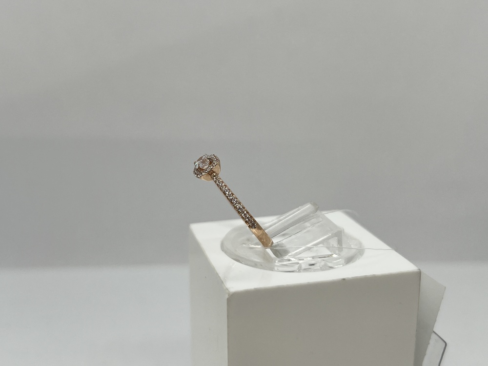 КОЛЬЦО С КАМНЯМИ (Au 585)