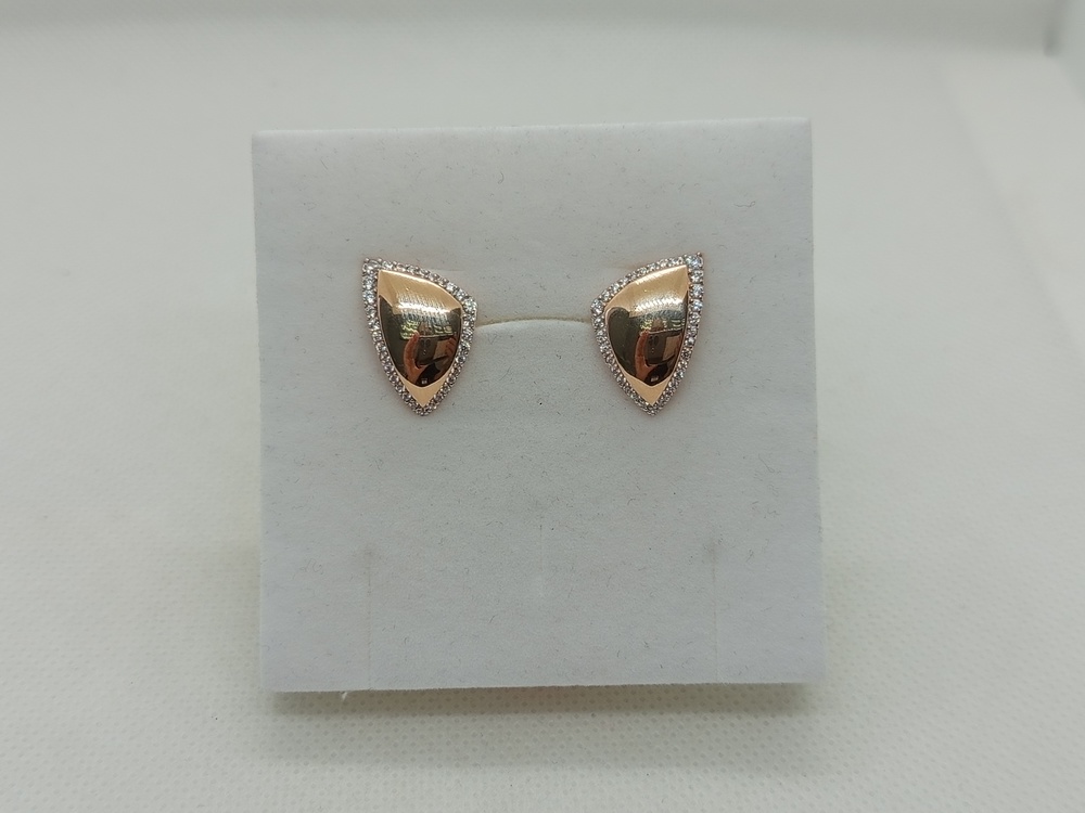 СКМИ585 СЕРЬГИ С КАМНЯМИ (Au 585)