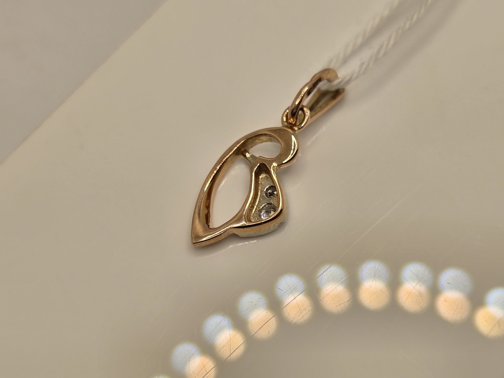 ПОДКМИ585 ПОДВЕСКА С КАМНЯМИ (Au 585)