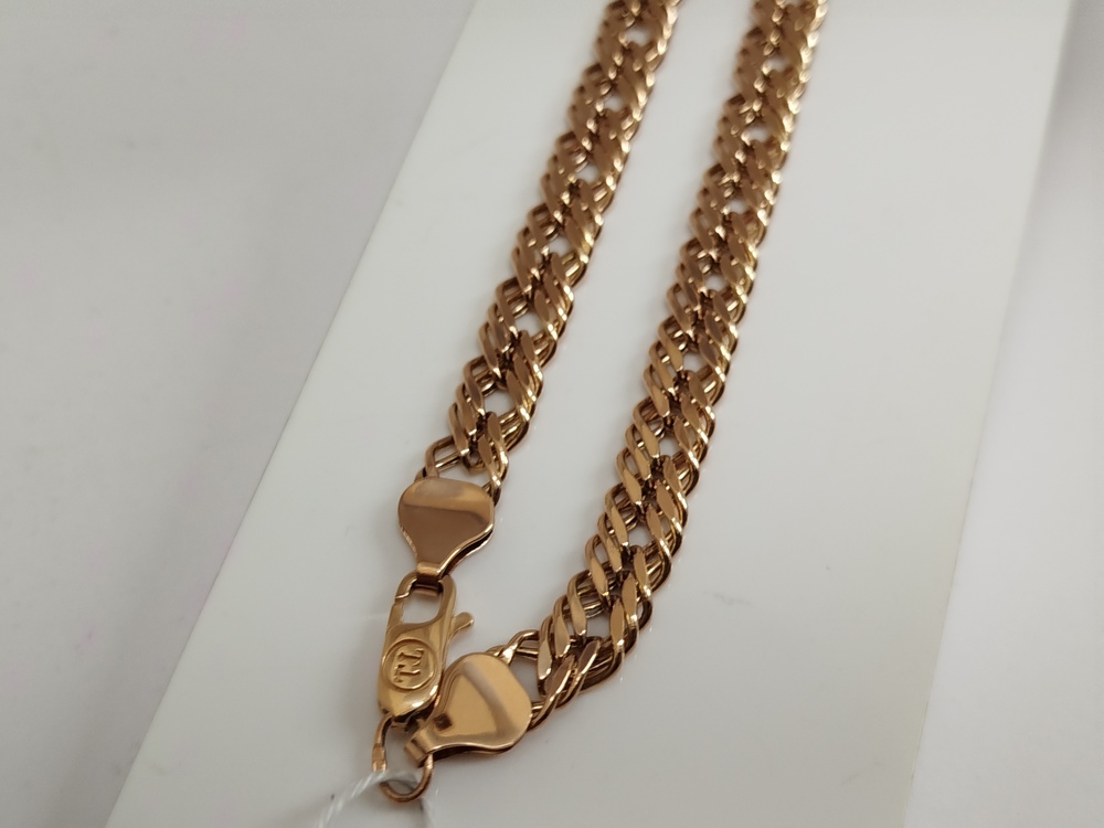 ЦПР3585 ЦЕПЬ ПУСТОТЕЛАЯ Ромб тройной (Au 585)