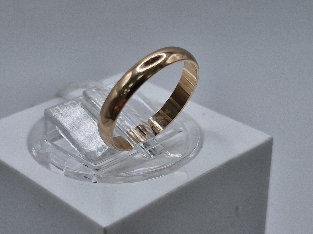 ОКГ4585 ОБРУЧАЛЬНОЕ КОЛЬЦО ГЛАДКОЕ 4 (Au 585)