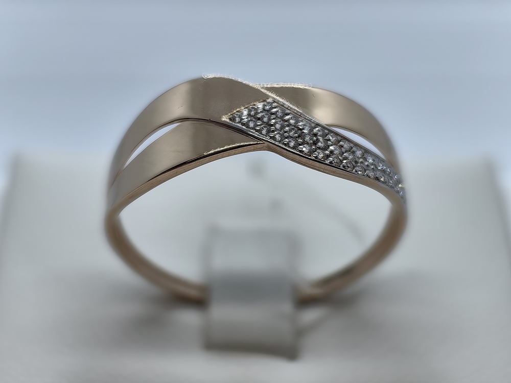 КОЛЬЦО С КАМНЯМИ (Au 585)