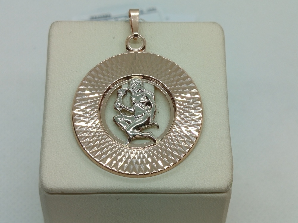 ПОДВЕСКА ЗНАК ЗОДИАКА ДЕВА (Au 585)