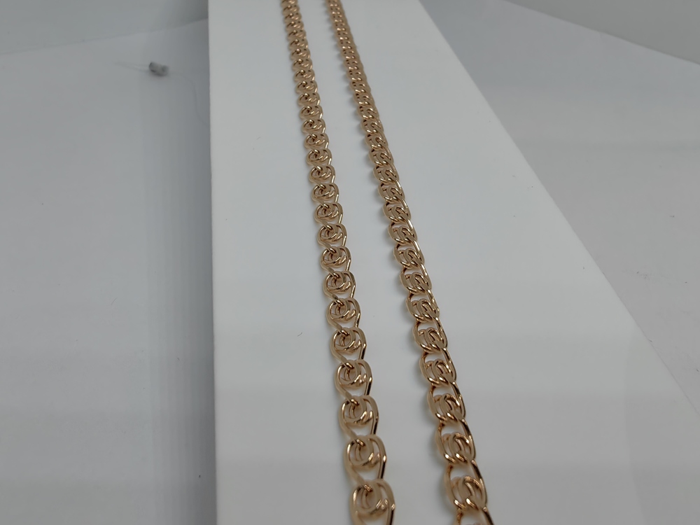 8060270П-50 ЦЕПЬ ПУСТОТЕЛАЯ Лав (Au 585)