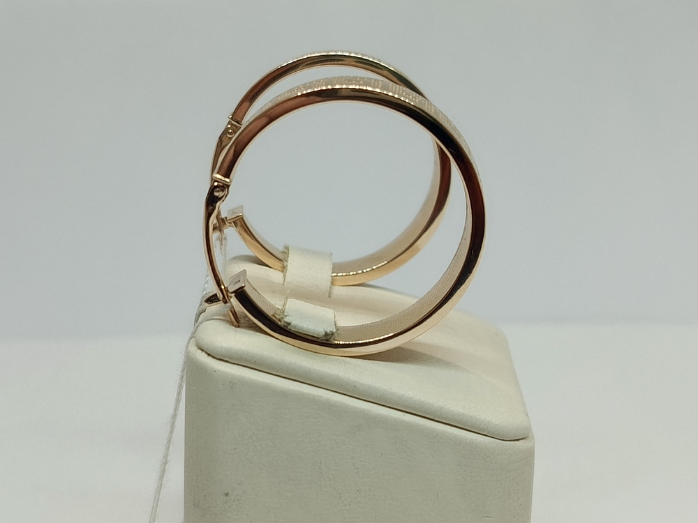 СЕРЬГИ БЕЗ КАМНЯ (Au 585)