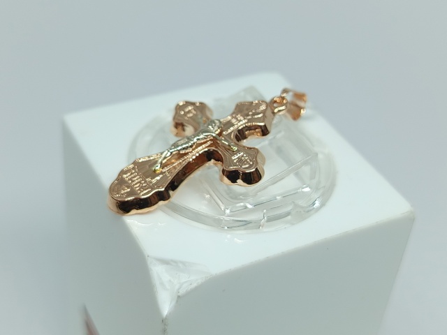 ПОДВЕСКА КРЕСТ без камня (Au 585)