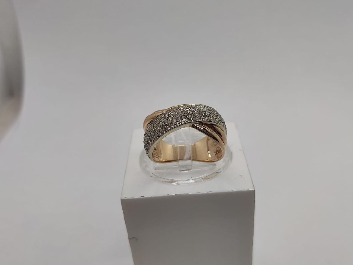 КОЛКМИ585 КОЛЬЦО С КАМНЯМИ (Au 585)