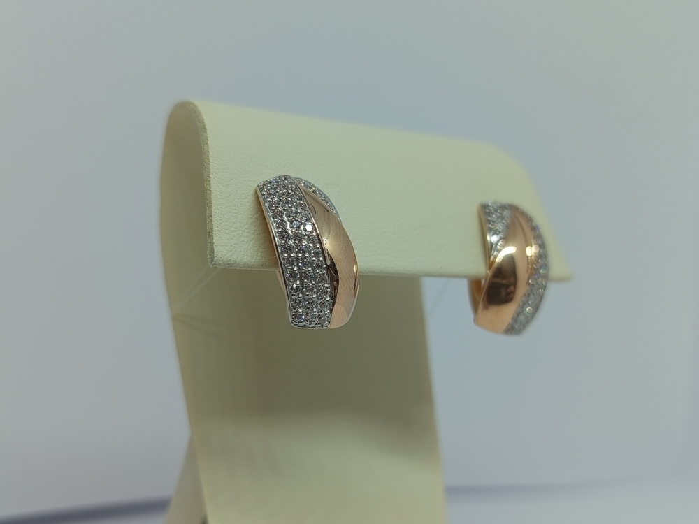 СЕРЬГИ С КАМНЯМИ (Au 585)