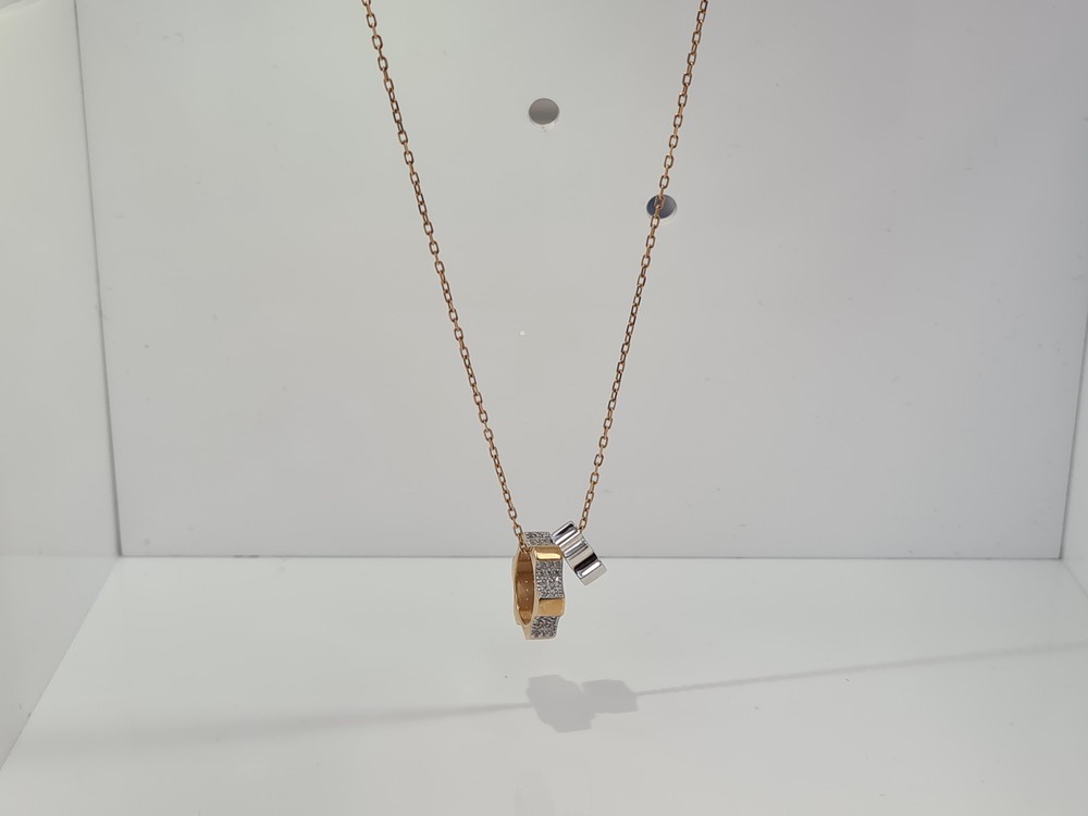 Ко4965 КОЛЬЕ С КАМНЯМИ (Au 585)