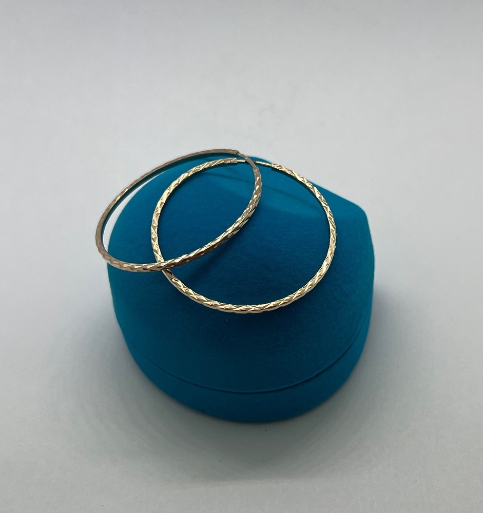 СКОН585 СЕРЬГИ КОНГО (Au 585)