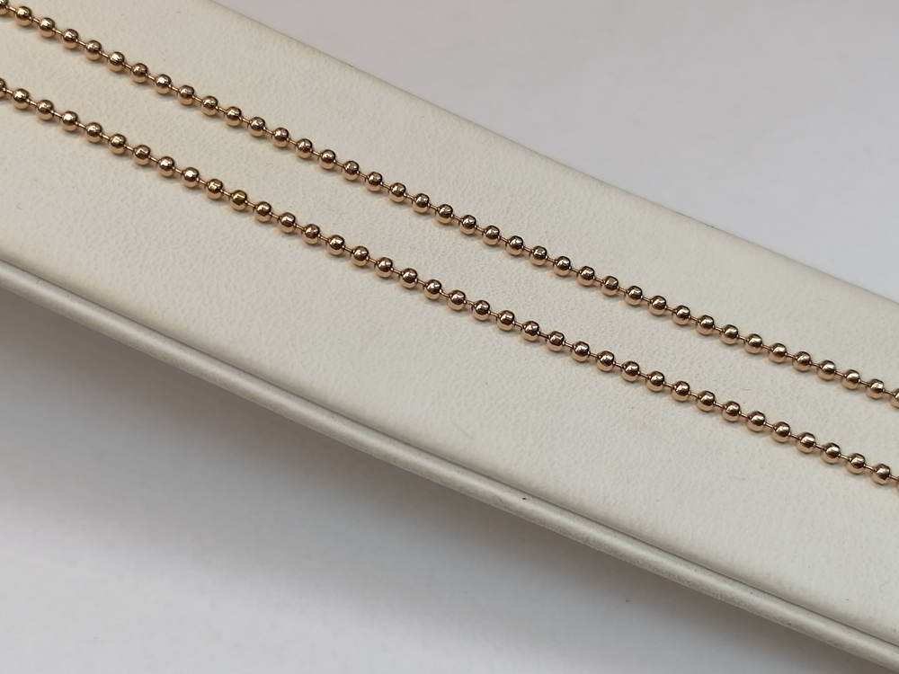 ЦППА585 ЦЕПЬ ПУСТОТЕЛАЯ Перлина (Au 585)