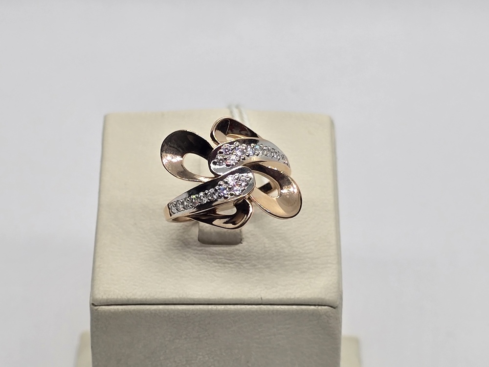 КОЛКМИ585 КОЛЬЦО С КАМНЯМИ (Au 585)