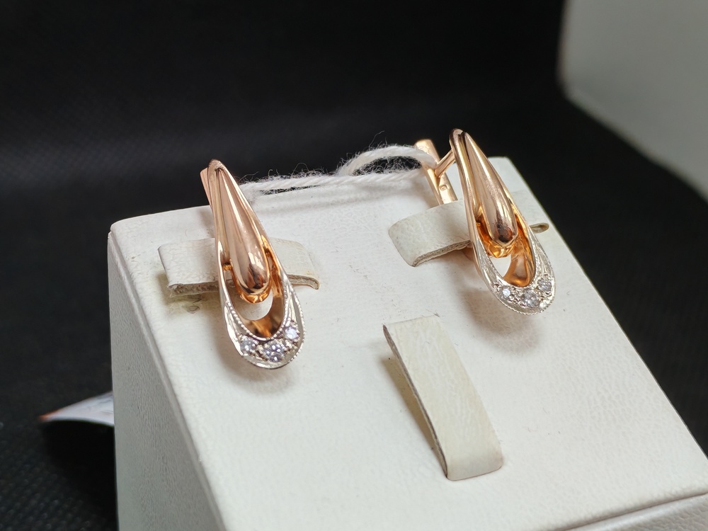 СЕРЬГИ БРИЛЛИАНТ (Au 585)