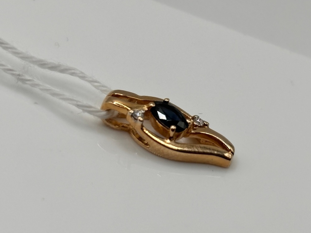 ПОДКМИ585 ПОДВЕСКА С КАМНЯМИ (Au 585)