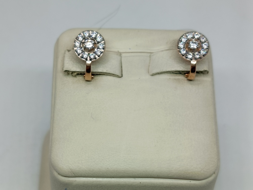 СЕРЬГИ С КАМНЯМИ (Au 585)