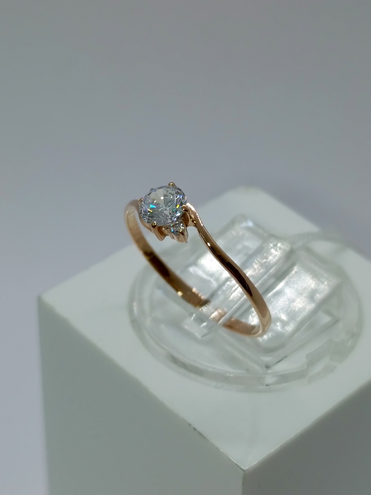 КОЛКМИ585 КОЛЬЦО С КАМНЯМИ (Au 585)