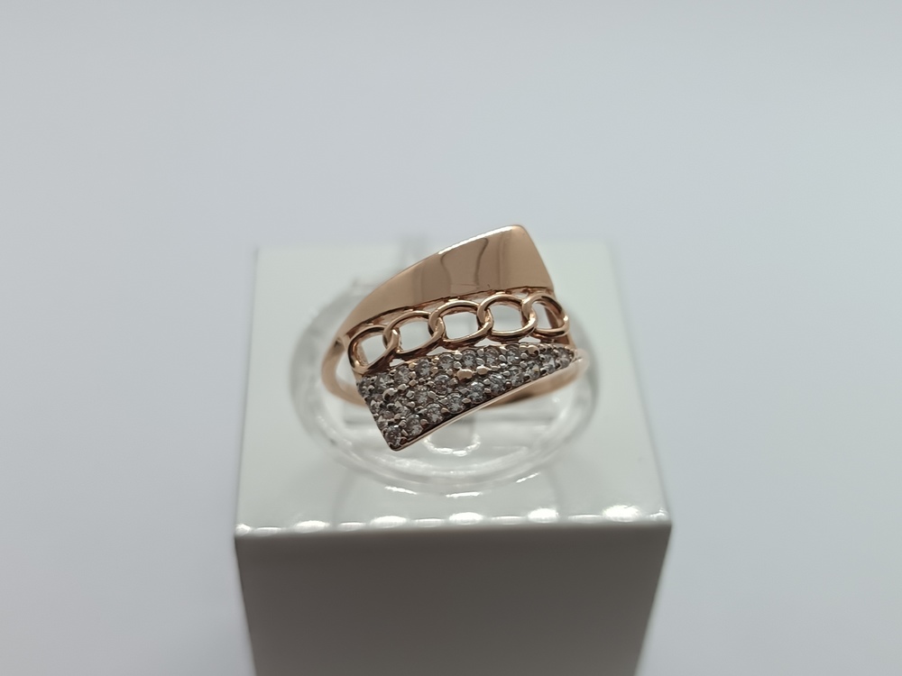 КОЛКМИ585 КОЛЬЦО С КАМНЯМИ (Au 585)