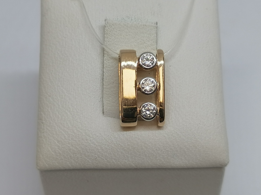 ПОДВЕСКА С КАМНЯМИ (Au 585)