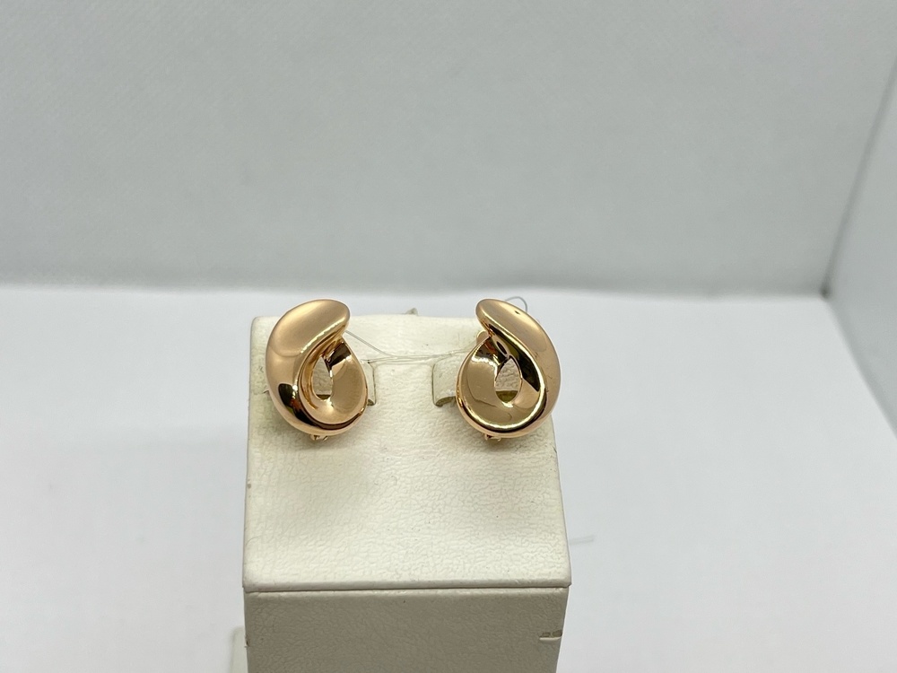 СЕРЬГИ БЕЗ КАМНЯ (Au 585)