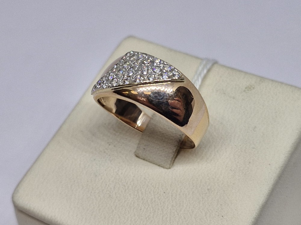 КОЛЬЦО С КАМНЯМИ (Au 585)